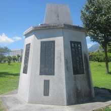 若山牧水歌碑の様子