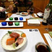 日本料理 信濃路の夕食