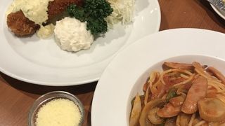 エビフライがオススメ