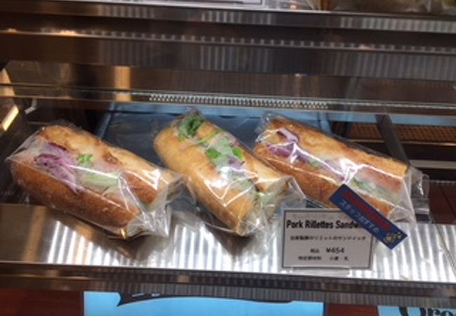 サンドイッチがおいしい！