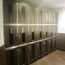 ロッカーも設置されています