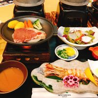 プランについていた夕食