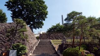 朝の甲府の散歩道　舞鶴城公園その１