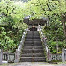 大寶寺本堂への階段