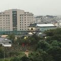客室は、広くて、浜松城を見下ろすホテル