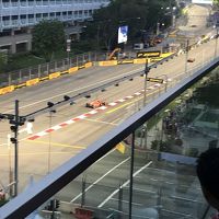 6階プールサイドより、フリー走行