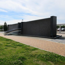 国内線ターミナルビル正面辺りには噴水