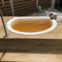 新しく出来た化石海水源泉かけ流し露天