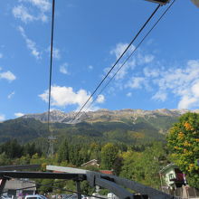 少し歩いてロープウェイ・ゼ―グルべバーンで山頂を目指す