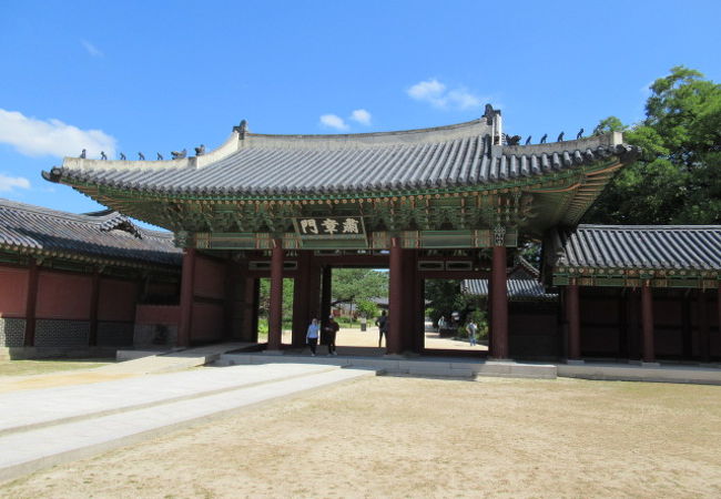 後苑や昌慶宮には近道なのよー