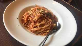 シーフードスパゲッティマリナラソース！