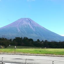 富士山。色がとても綺麗