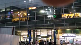 釜山駅前広場 噴水ショー