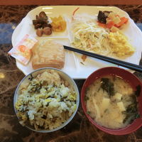 無料朝食があるのは、ありがたいですね。6:30～です。