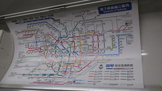 東京メトロの南北線と直通運転しています