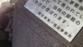 当時の基礎をみることができる