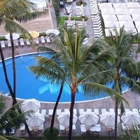 オーシャンフロントの客室からの眺望