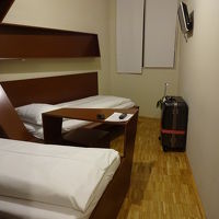 ツイン。部屋からの展望は全くたいしたことありません。