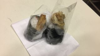 舞茸天むすとイカ天むす！