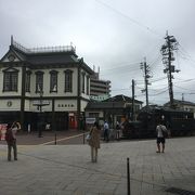 道後温泉の玄関口！風情ある市電駅