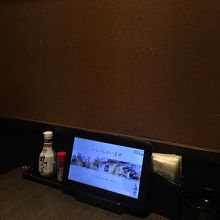 タッチパネルでオーダー