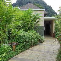 レイクヴィラの入り口