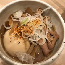 モツ煮込み玉子入り