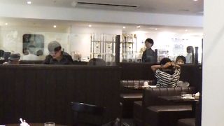 新潟駅ビル内の喫茶店