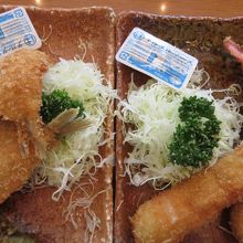 海老フライ＆キスフライ