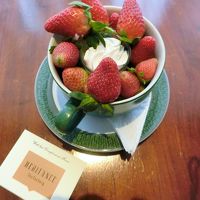 ウエルカムフルーツは、いちごでした