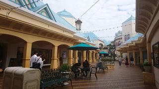 ヨーロッパの街並みのよう。いるだけでテンションup!