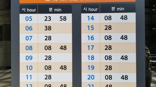ソウルまで直通運転で最速