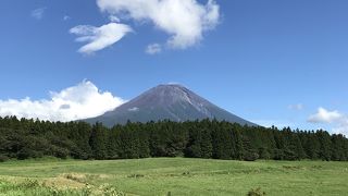 富士山は目の前