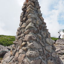 乗鞍岳から先は船越までdocomoの電波は通じない。