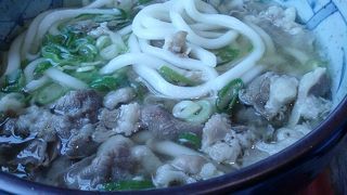 美味しいおうどんでした。