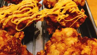 カリカリクリスピーなザンギとジューシー半身揚げ