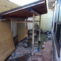 露天風呂もあります。
