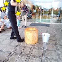ロビー前でお餅つきをしてくれます