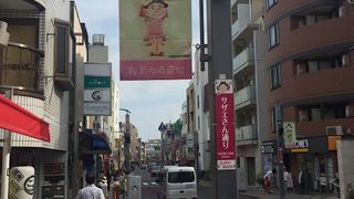 桜新町の商店街