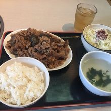 牛肉と茄子炒め