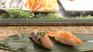 手軽に立ち食い寿司