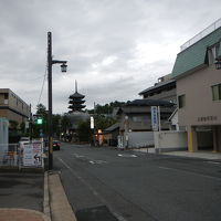 ホテル前から興福寺の五重塔。