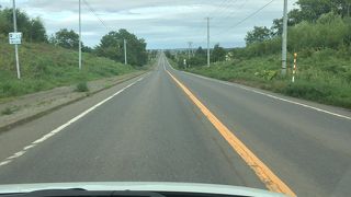 ひたすら続く一本道