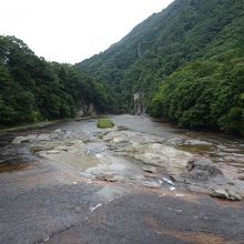 吹割橋からの眺め