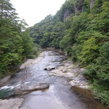 吹割橋からの眺め