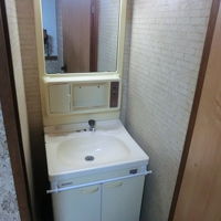 客室の洗面台。お湯はでません。