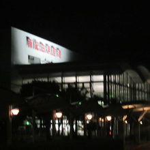 9月下旬は最終便が到着する頃にはもう真っ暗です