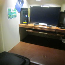 ブース席（フラット）の様子