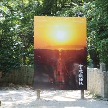 ２月と１０月のある一定の時期だけ見れる光の道