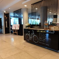 夕食＆朝食会場の入口です